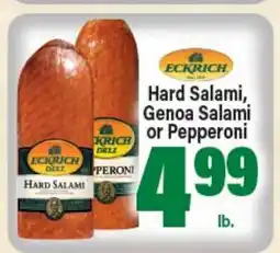 Angelo Caputo's Fresh Market Hard Salami, Genoa Salami or Pepperoni offer