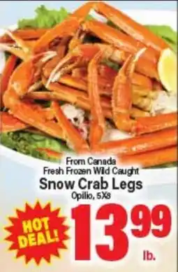 Angelo Caputo's Fresh Market Fresh Frozen Wild Caught Snow Crab Legs offer