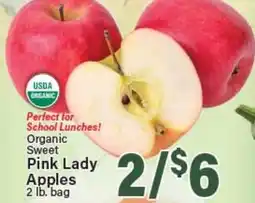 Angelo Caputo's Fresh Market Organic Sweet Pink Lady Apples offer