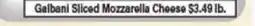 Angelo Caputo's Fresh Market Galbani Sliced Mozzarella Cheese offer