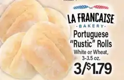 Angelo Caputo's Fresh Market LA FRANCAISE BAKERY Portuguese Rustic Rolls offer