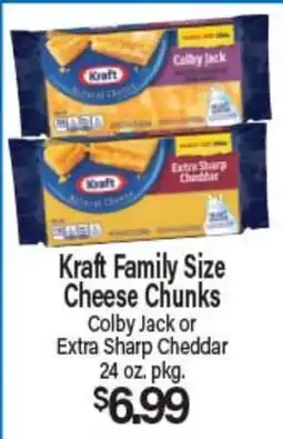 Angelo Caputo's Fresh Market Kraft Family Size Cheese Chunks offer