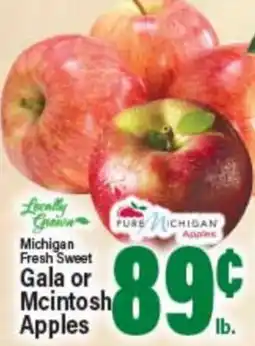 Angelo Caputo's Fresh Market Michigan Fresh Sweet Gala or McIntosh Apples offer