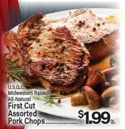 Angelo Caputo's Fresh Market U.S.G.I. First Cut Assorted Pork Chops offer