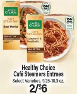 Angelo Caputo's Fresh Market Healthy Choice Café Steamers Entrees offer