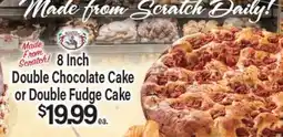 Angelo Caputo's Fresh Market 8 Inch Double Chocolate Cake or Double Fudge Cake offer