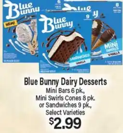 Angelo Caputo's Fresh Market Blue Bunny Dairy Desserts offer