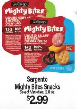 Angelo Caputo's Fresh Market Sargento Mighty Bites Snacks offer