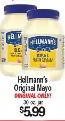 Angelo Caputo's Fresh Market Hellmann's Original Mayo offer
