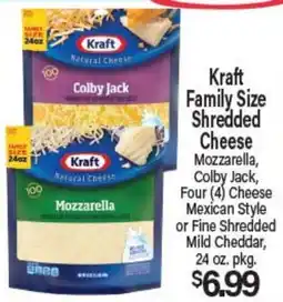Angelo Caputo's Fresh Market Kraft Family Size Shredded Cheese offer