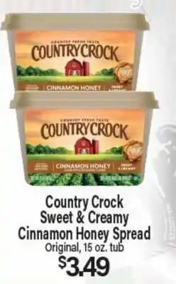 Angelo Caputo's Fresh Market Country Crock Sweet & Creamy Cinnamon Honey Spread offer