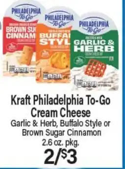 Angelo Caputo's Fresh Market Kraft Philadelphia To-Go Cream Cheese offer
