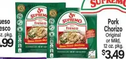 Angelo Caputo's Fresh Market Pork Chorizo Original or Mild offer
