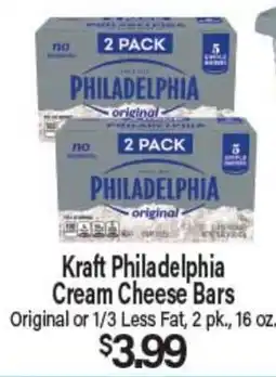 Angelo Caputo's Fresh Market Kraft Philadelphia Cream Cheese Bars offer