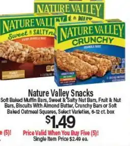 Angelo Caputo's Fresh Market Nature Valley Snacks offer