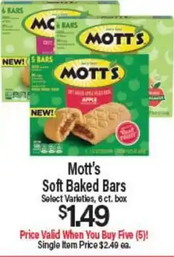 Angelo Caputo's Fresh Market Mott's Soft Baked Bars offer