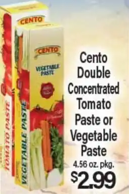 Angelo Caputo's Fresh Market Cento Double Concentrated Tomato Paste or Vegetable Paste offer