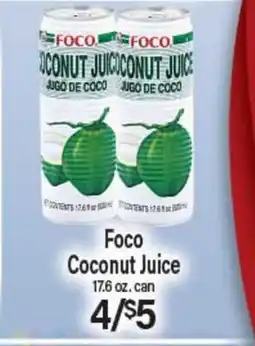 Angelo Caputo's Fresh Market Foco Coconut Juice offer