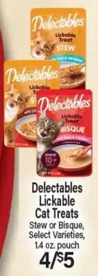 Angelo Caputo's Fresh Market Delectables Lickable Cat Treats offer