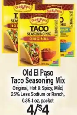 Angelo Caputo's Fresh Market Old El Paso Taco Seasoning Mix offer