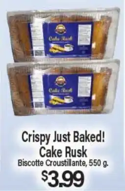 Angelo Caputo's Fresh Market Crispy Just Baked! Cake Rusk offer