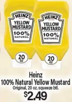 Angelo Caputo's Fresh Market Heinz 100% Natural Yellow Mustard offer
