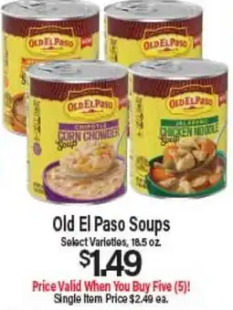 Angelo Caputo's Fresh Market Old El Paso Soups offer