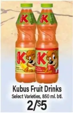 Angelo Caputo's Fresh Market Kubus Fruit Drinks offer