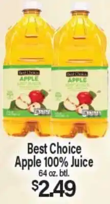 Angelo Caputo's Fresh Market Best Choice Apple 100% Juice offer