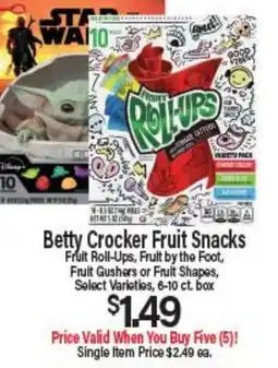 Angelo Caputo's Fresh Market Betty Crocker Fruit Snacks offer
