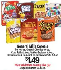 Angelo Caputo's Fresh Market General Mills Cereals offer