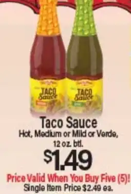 Angelo Caputo's Fresh Market Taco Sauce offer