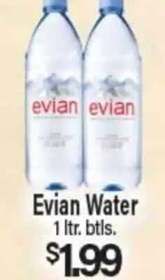 Angelo Caputo's Fresh Market Evian Water offer