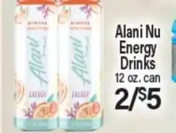 Angelo Caputo's Fresh Market Alani Nu Energy Drinks offer