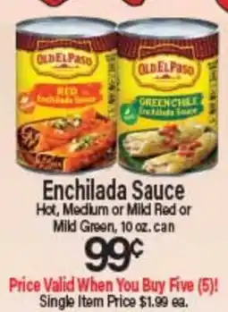 Angelo Caputo's Fresh Market Enchilada Sauce offer