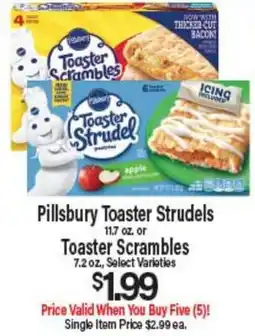 Angelo Caputo's Fresh Market Pillsbury Toaster Strudels 11.7 oz. or Toaster Scrambles 7.2 oz offer