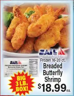 Angelo Caputo's Fresh Market SAIT Frozen 16-20 ct. Breaded Butterfly Shrimp offer