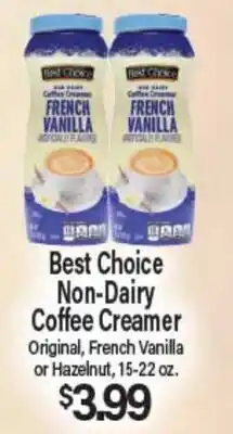 Angelo Caputo's Fresh Market Best Choice Non-Dairy Coffee Creamer offer