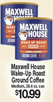 Angelo Caputo's Fresh Market Maxwell House Wake-Up Roast Ground Coffee offer