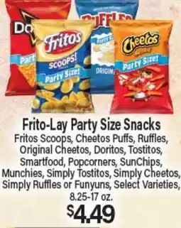 Angelo Caputo's Fresh Market Frito-Lay Party Size Snacks offer