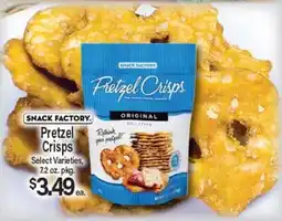 Angelo Caputo's Fresh Market SNACK FACTORY Pretzel Crisps offer