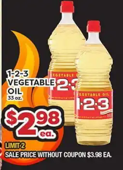 Torres Supermercado 1-2-3 VEGETABLE OIL offer