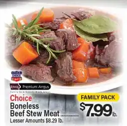 Angelo Caputo's Fresh Market Choice Boneless Beef Stew Meat offer