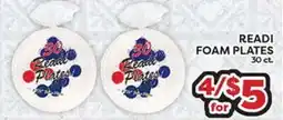 Torres Supermercado READI FOAM PLATES offer