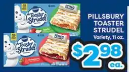Torres Supermercado PILLSBURY TOASTER STRUDEL offer