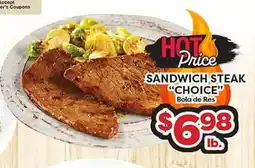 Torres Supermercado SANDWICH STEAK CHOICE offer