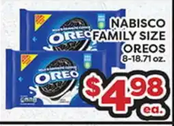 Torres Supermercado NABISCO FAMILY SIZE OREOS offer