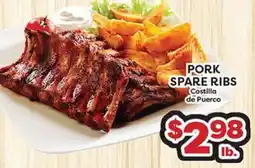 Torres Supermercado PORK SPARE RIBS offer