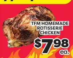 Torres Supermercado TFM HOMEMADE ROTISSERIE CHICKEN offer