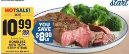 Food Lion Boneless New York Strip Steak offer